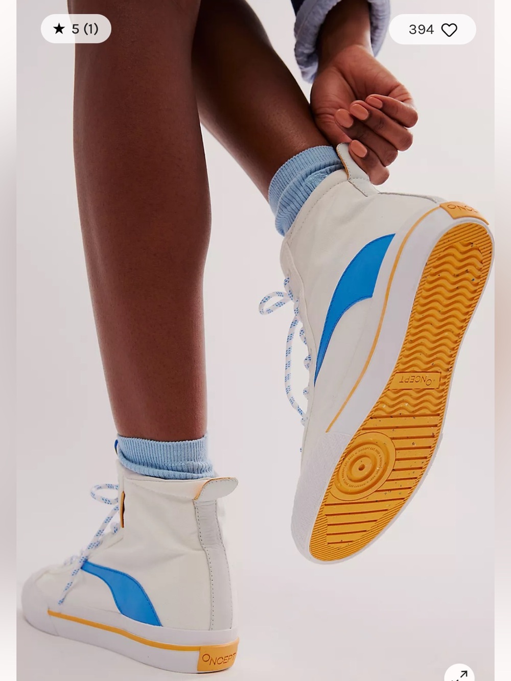 Oncept Bogota Canvas High Top Sneakers BRAND NEW